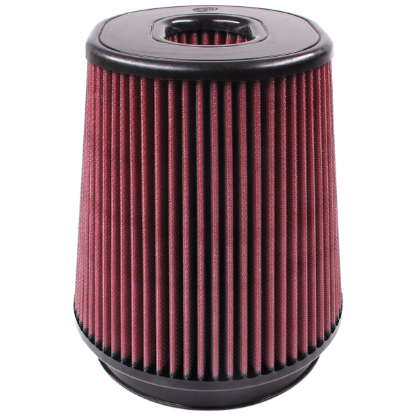 S&B CR-91053-BKJF Air Filter for Competitor Intakes AFE XX-91053 Oiled Cotton Cleanable Red S&B - Truck Part Superstore
