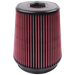 S&B CR-91053-BKJF Air Filter for Competitor Intakes AFE XX-91053 Oiled Cotton Cleanable Red S&B - Truck Part Superstore