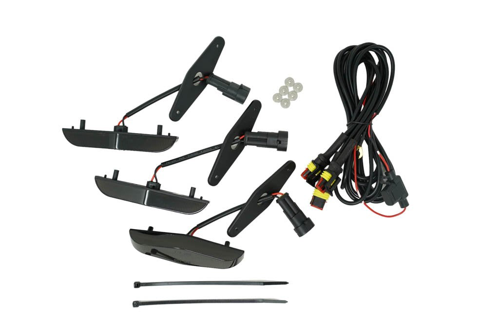 Cali Raised LED CR3684 14-21 4Runner Grille Raptor LED Light Kit Amber No Fuse Cali Raised LED - Truck Part Superstore