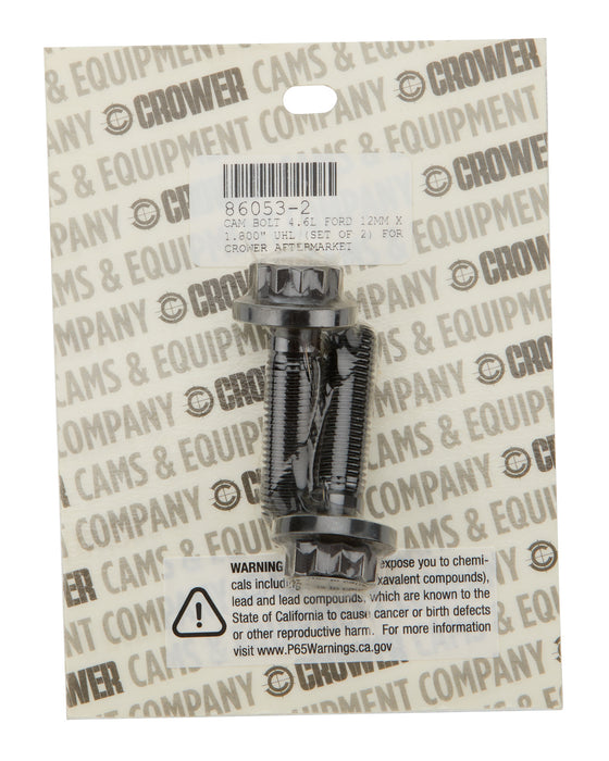 CROWER 86053-2 Cam Bolt Kit (2pk) Ford 4.6L 1.800 UHL
