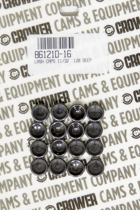 CROWER 86121D-16 Lash Caps - 11/32 .120 Deep