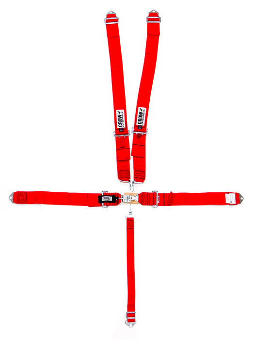CROW SAFETY GEAR 11002 5-Pt Harness Small Latch RD Bolt In Pull Down