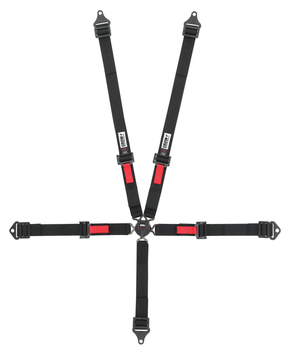 CROW SAFETY GEAR 11174AB Kam Lock 2in Belts Black Pull-Up Bolt In Or Wrap