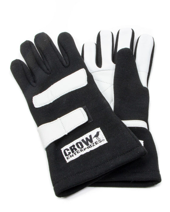 CROW SAFETY GEAR 11704 Gloves Small Black Nomex 2-Layer Standard