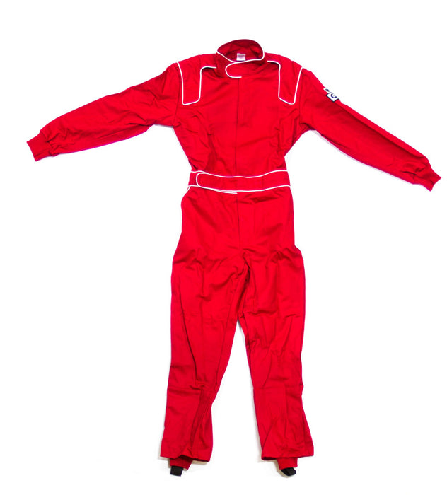 CROW SAFETY GEAR 24062 Driving Suit Junior Red Proban Small 1-Piece