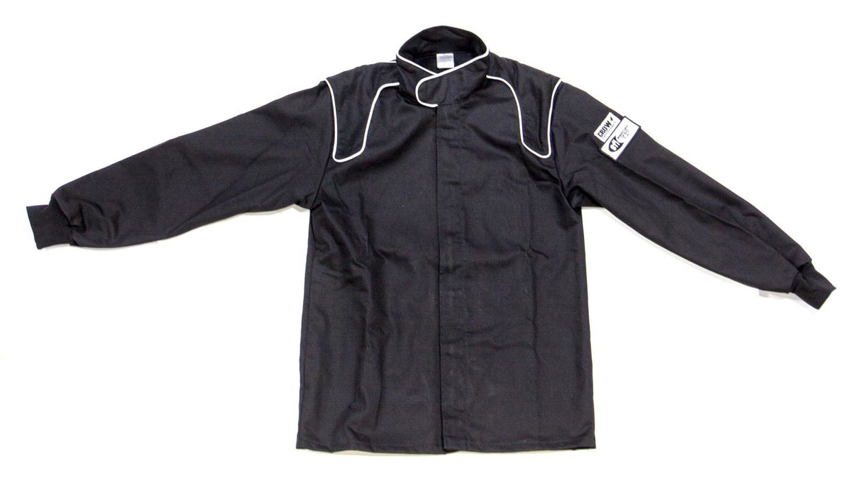CROW SAFETY GEAR 25024 Jacket 1-Layer Proban Black Large