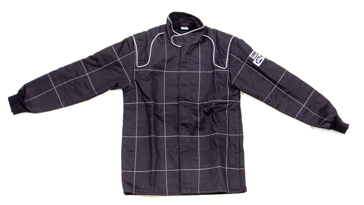 CROW SAFETY GEAR 28024 Jacket 2-Layer Proban Black Large