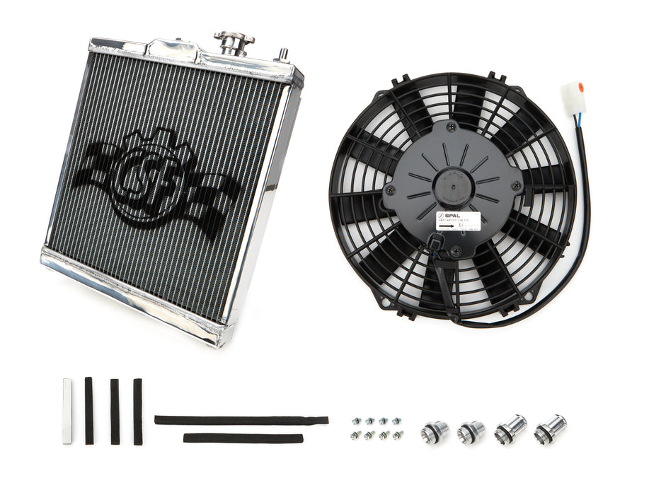 CSF COOLING 2858X Radiator Universal Half Radiator w/Direct Fit