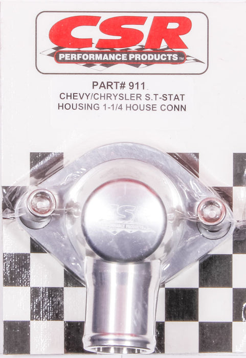 CSR PERFORMANCE 911C Swivel Thermostat Hsng. GM & Mopar 1-1/4in Hose