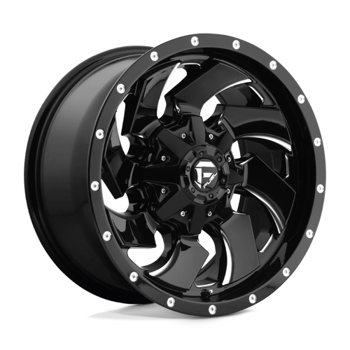 Fuel 1PC D57420828D D574 20X8.25 8X6.5 GL-BLK-MIL 105MM - Truck Part Superstore