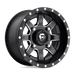 Fuel UTV D5381470A544 D538 14X7 4X156 MT-BLK-MIL 13MM - Truck Part Superstore
