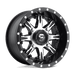 Fuel UTV D5411470A544 D541 14X7 4X156 MT-BLK-MACH 13MM - Truck Part Superstore