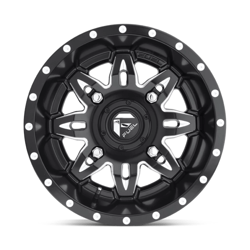 Fuel UTV D5671470A544 D567 14X7 4X156 MT-BLK-MIL 13MM - Truck Part Superstore
