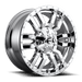 Fuel 1PC D63122001857 D631 22X10 8X180 CHR-PLATED 10MM - Truck Part Superstore