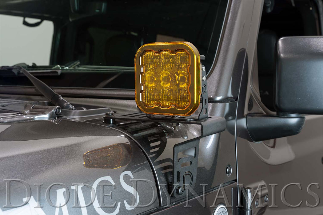 Diode Dynamics DD7219 SS5 LED Pod Cover Yellow Diode Dynamics - Truck Part Superstore