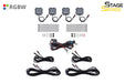 Diode Dynamics DD7447 Stage Series RGBW LED Rock Light (4-pack) Diode Dynamics - Truck Part Superstore