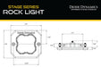 Diode Dynamics DD7463 Stage Series Rock Light Flush Mount Adapter Kit (one) Diode Dynamics - Truck Part Superstore
