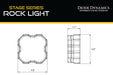 Diode Dynamics DD7465 Stage Series Rock Light Magnet Mount Adapter Kit (one) Diode Dynamics - Truck Part Superstore