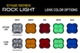 Diode Dynamics DD7468 Red Clear Lens for Stage Series Rock Lights Diode Dynamics - Truck Part Superstore