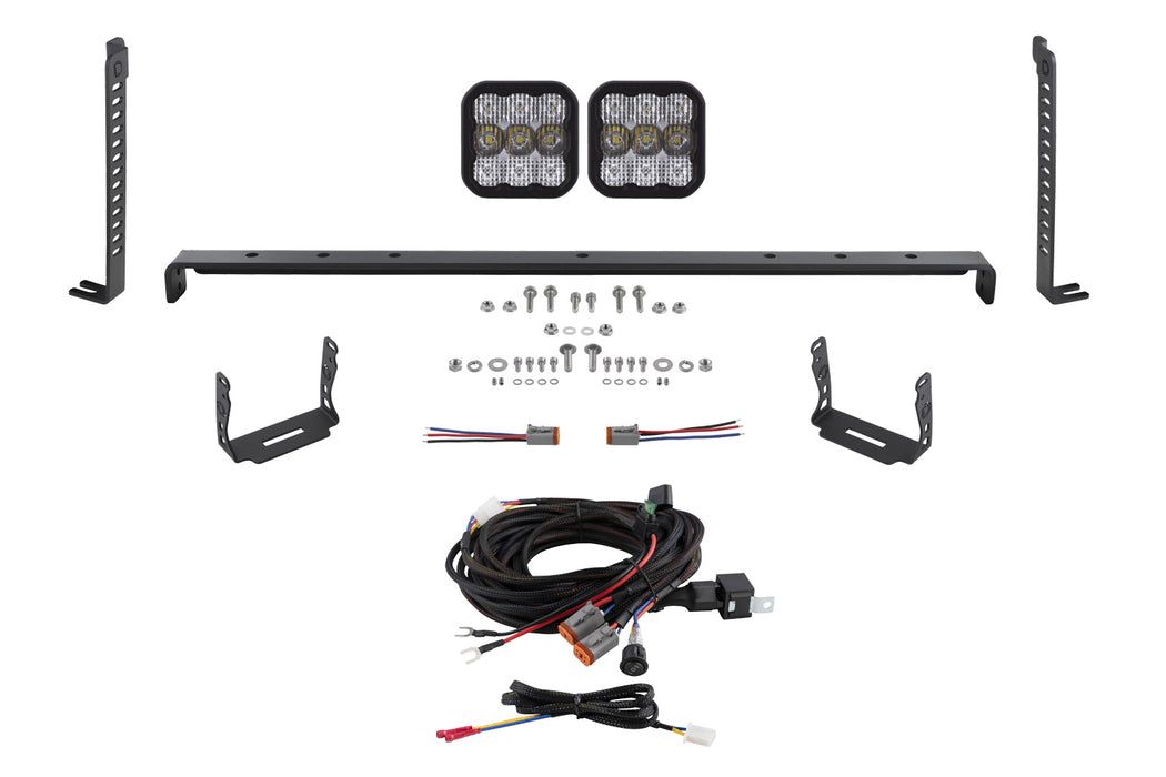 Diode Dynamics DD7536 SS5 Stealth Grille LED 2-Pod Kit for 2014-2023 Toyota 4Runner, Pro White Combo Diode Dynamics - Truck Part Superstore