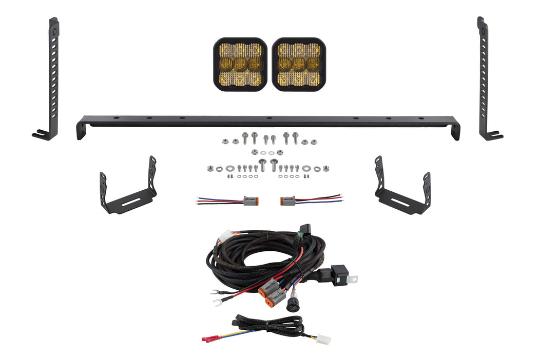 Diode Dynamics DD7537 SS5 Stealth Grille LED 2-Pod Kit for 2014-2023 Toyota 4Runner, Pro Yellow Combo Diode Dynamics - Truck Part Superstore