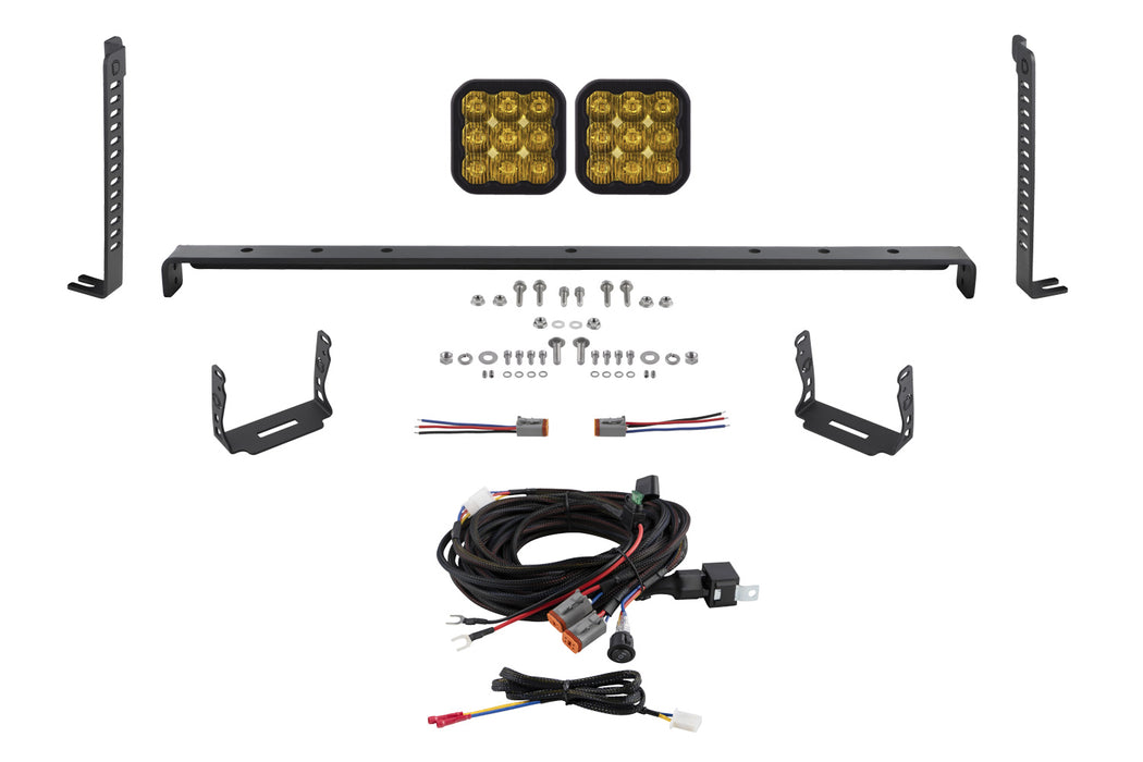 Diode Dynamics DD7539 SS5 Stealth Grille LED 2-Pod Kit for 2014-2023 Toyota 4Runner, Sport Yellow Driving Diode Dynamics - Truck Part Superstore