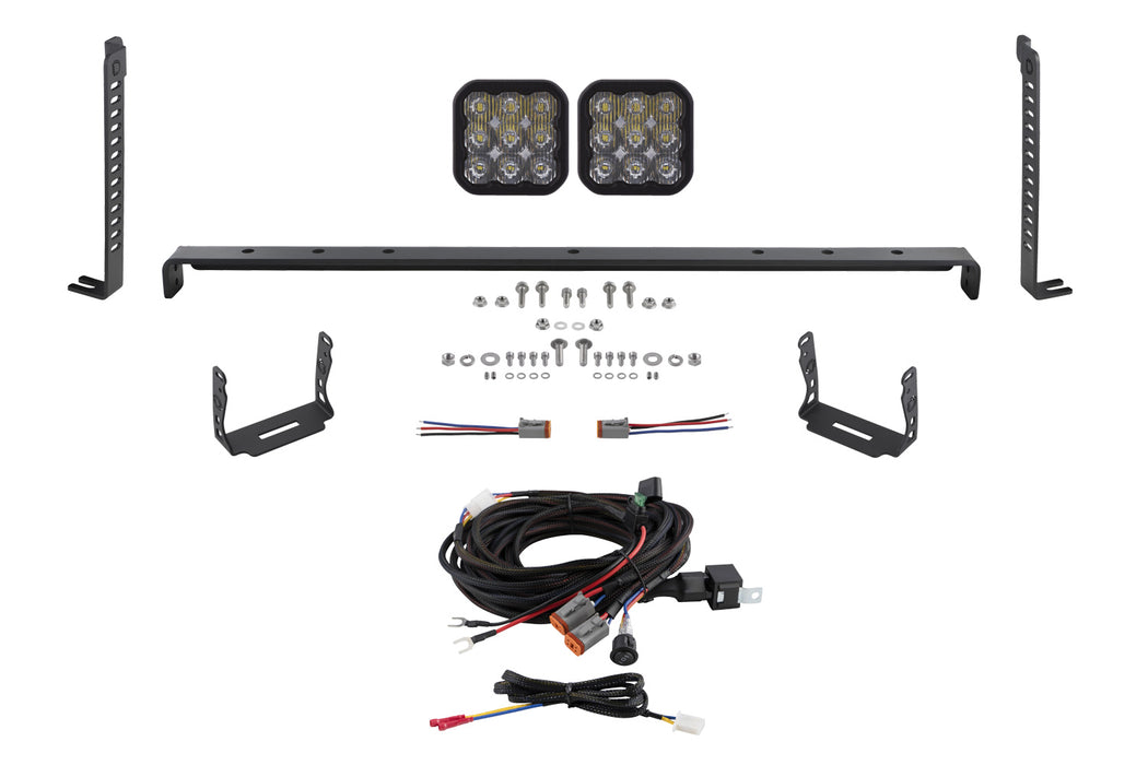 Diode Dynamics DD7540 SS5 Stealth Grille LED 2-Pod Kit for 2014-2023 Toyota 4Runner, Pro White Driving Diode Dynamics - Truck Part Superstore