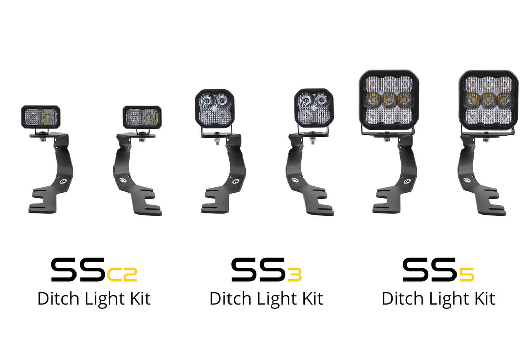 Diode Dynamics DD7598 Stage Series Ditch Light Kit for 2019-Present Ram, C2 Pro Yellow Combo Diode Dynamics - Truck Part Superstore