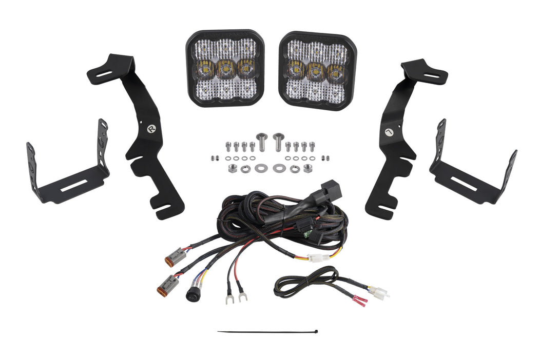 Diode Dynamics DD7605 Stage Series Ditch Light Kit for 2019-Present Ram, SS5 Pro White Combo Diode Dynamics - Truck Part Superstore