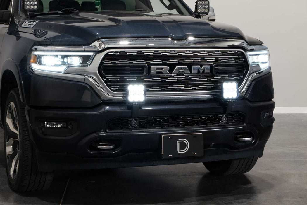 Diode Dynamics DD7618 SS5 Bumper LED Pod Light Kit for 2019-Present Ram, Sport Yellow Driving Diode Dynamics - Truck Part Superstore