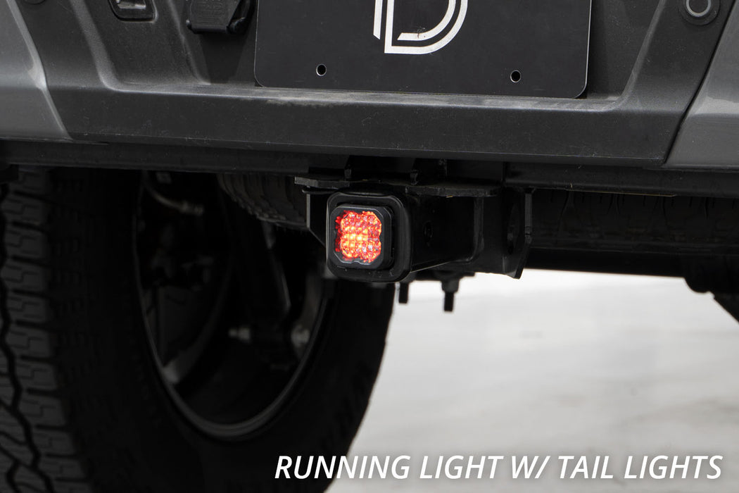 Diode Dynamics DD7646 Hitch Mount LED Pod Reverse Kit for GMC Sierra 1500 2019-2023, C1R Diode Dynamics - Truck Part Superstore