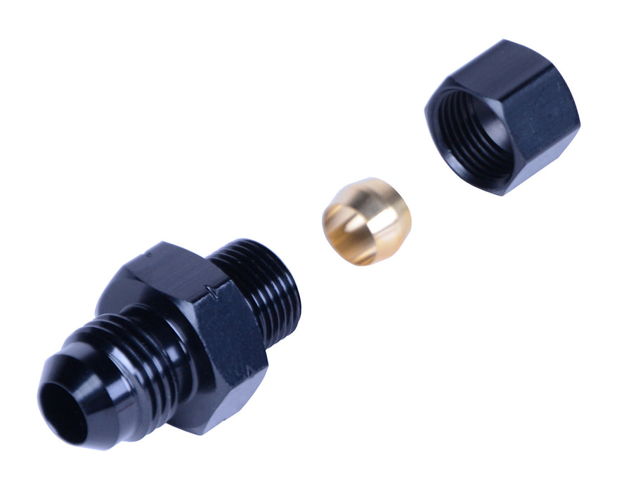 DERALE 13044 Fitting 5/16inTube to -6AN