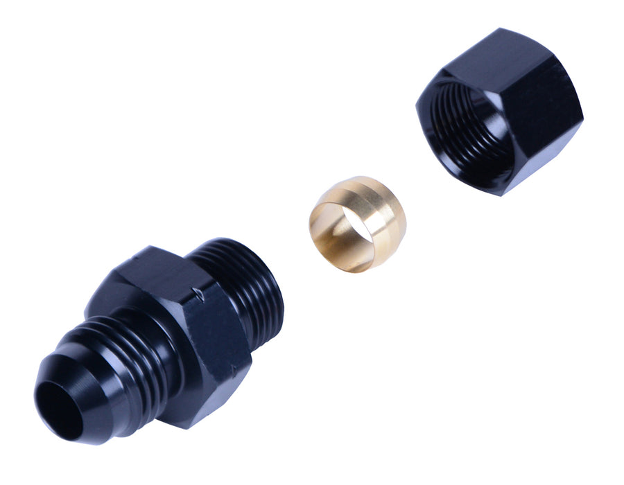 DERALE 13045 Fitting 3/8inTube to -6AN
