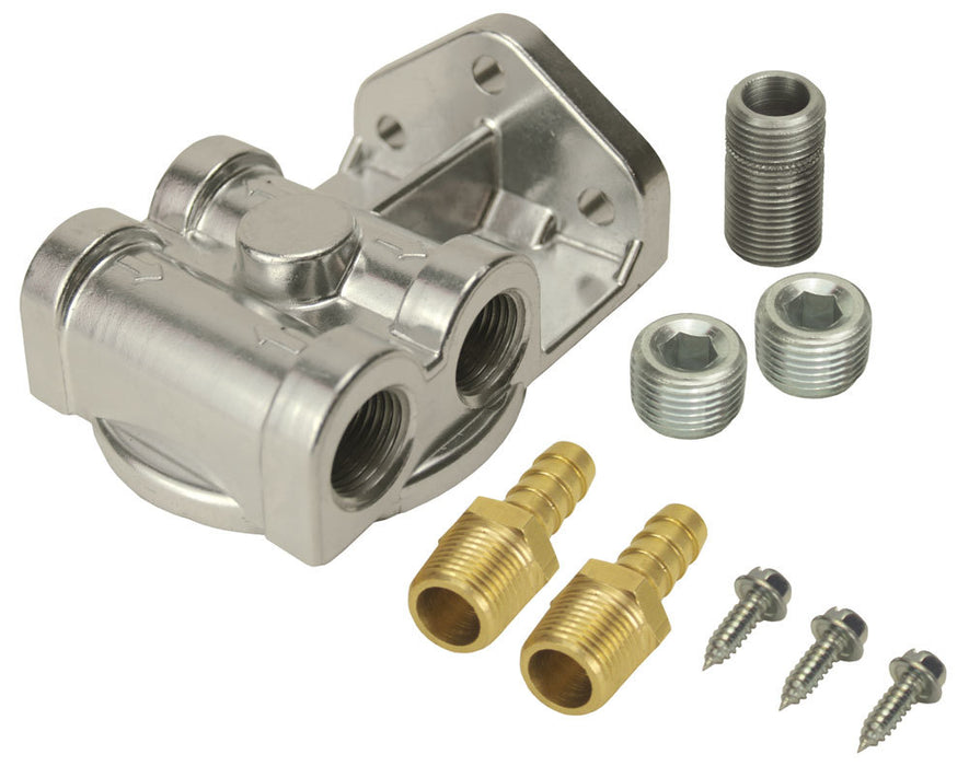 DERALE 13049 Side-Ports Filter Mount Kit 3/8in NPT