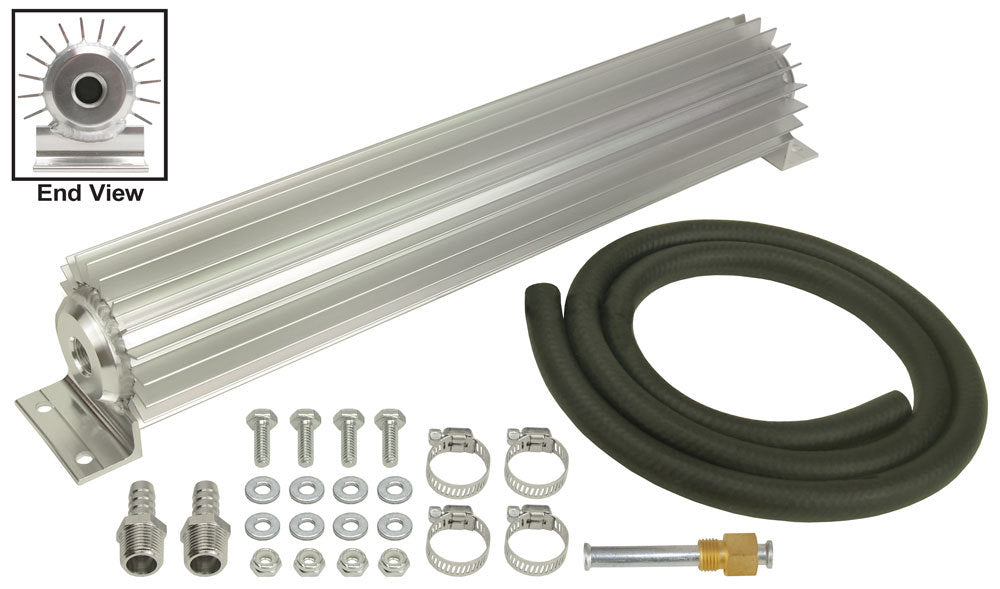 DERALE 13254 Heat Sink Trans Cooler 15in Long 3/8in NPT Inle