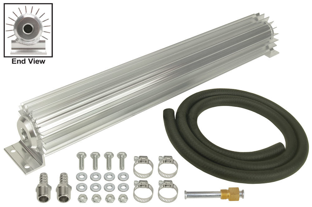 DERALE 13255 Heat Sink Trans Cooler 18in Long 3/8in NPT Inle