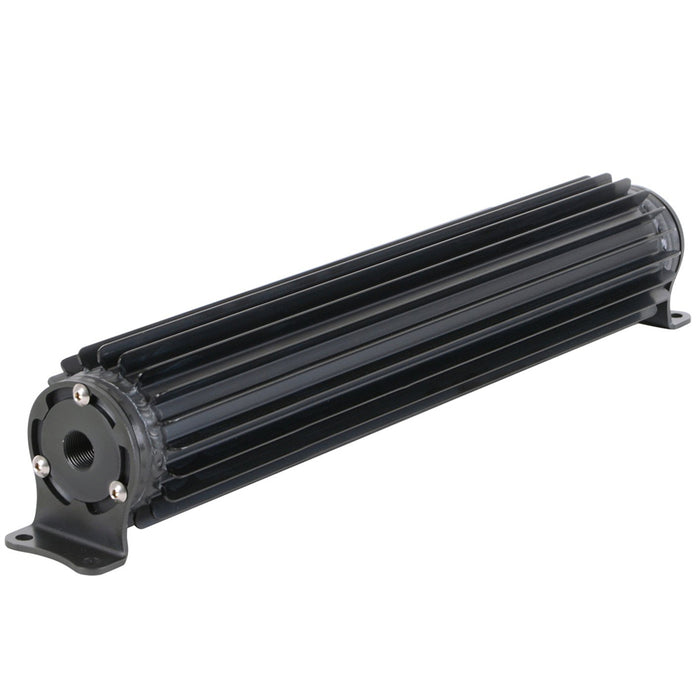 DERALE 13271 Single-Pass Heat Sink Co oler  15in Black Anodize