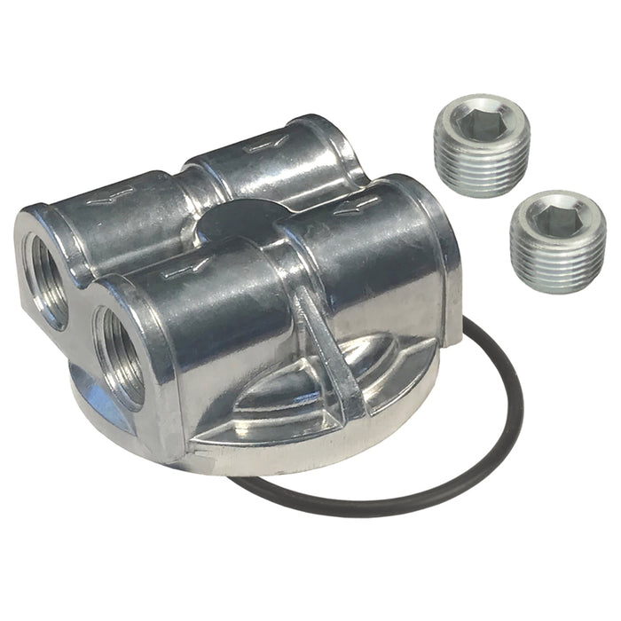 DERALE 15757 Spin-On Dual Side-Port A dapter(22MM)