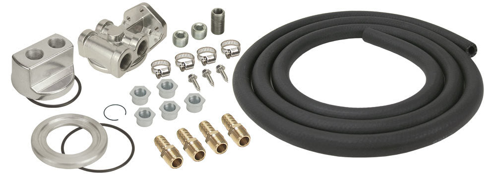 DERALE 15780 Oil Filter Relocation Single Mount Side Ports