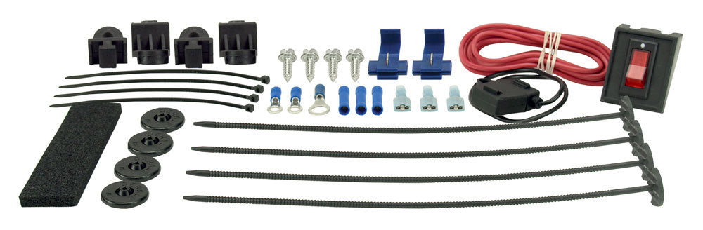 DERALE 16742 Complete Plastic Rod Mounting Kit w/Switch