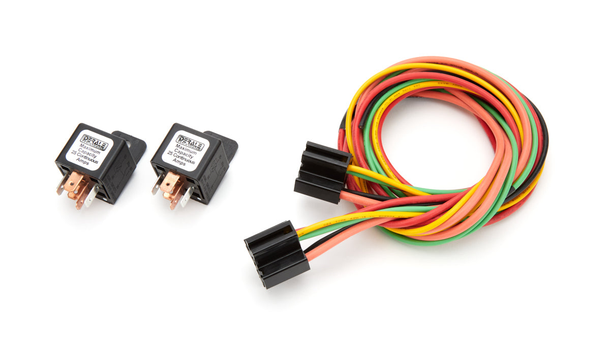 DERALE 16765 40/60 Amp Dual Relay w/Wiring Harness