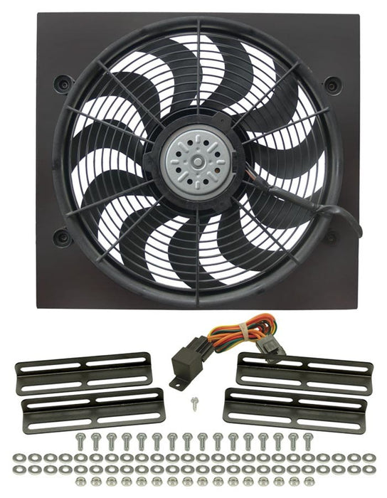 DERALE 16919 17in High Output RAD Fan Single 2 Spd Puller