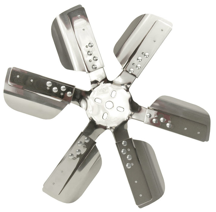 DERALE 17218 18in Hd Chrome Flex Fan
