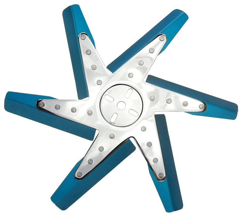 DERALE 19517 17in Blue Anodized Fan