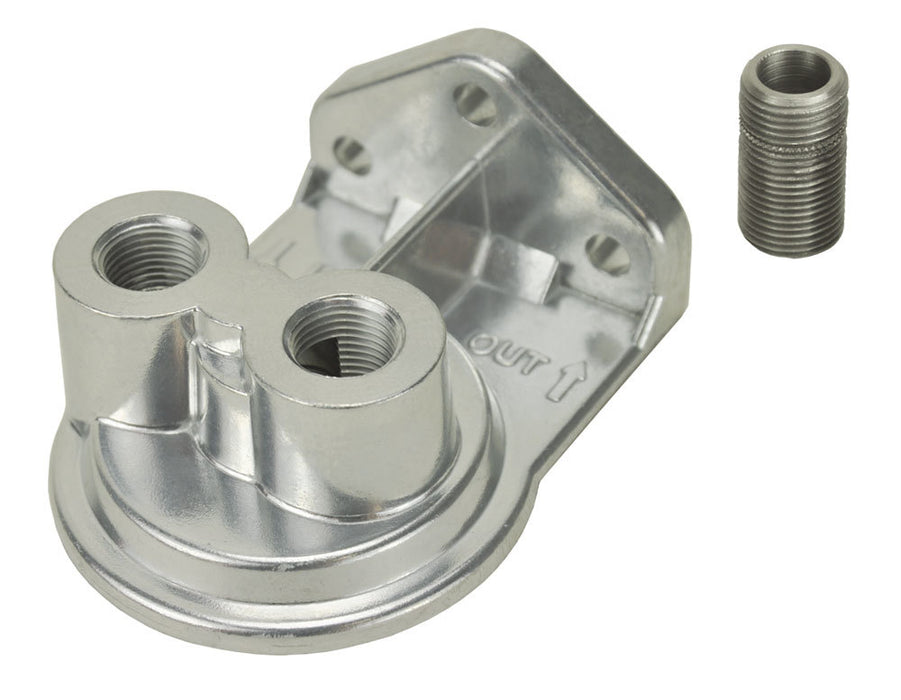 DERALE 25044 Remote Ports-Up Filter Mount 1/4 NPT
