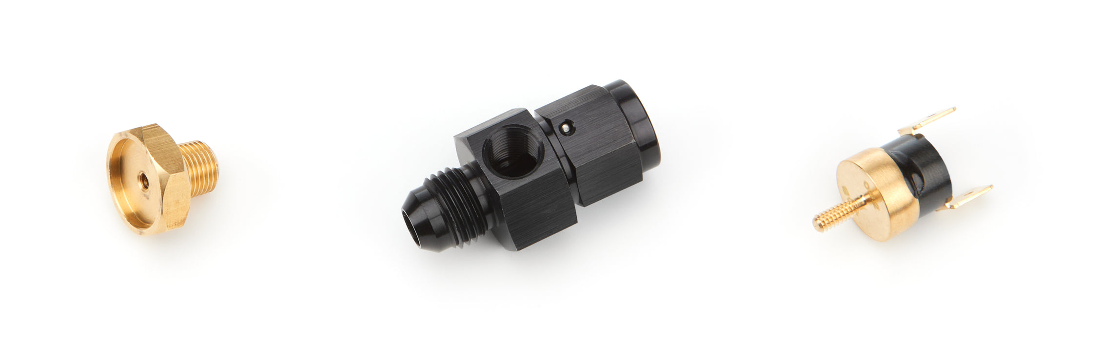 DERALE 35020 In-Line Fluid Thermostat 6an 180 Degree