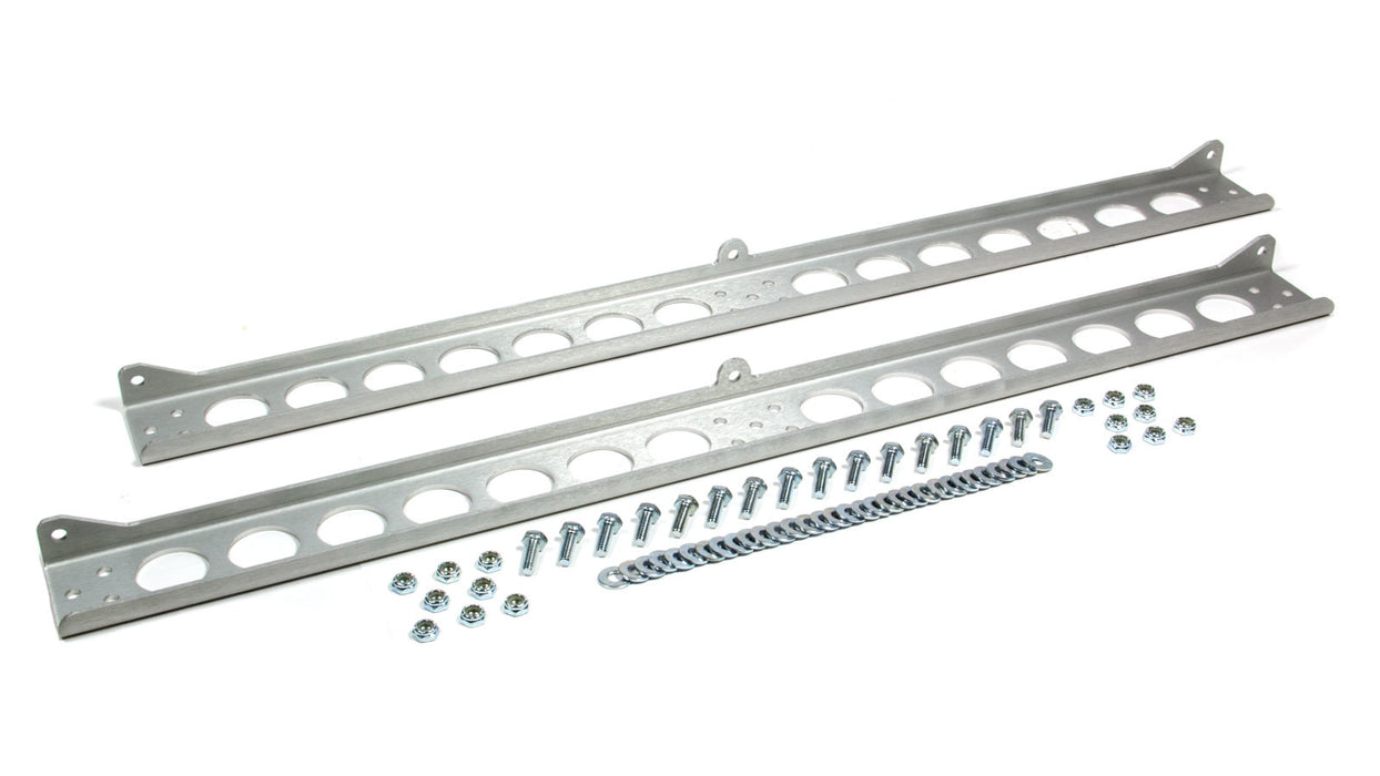 DERALE 50022 Dual Cooler Mounting Brackets Aluminum