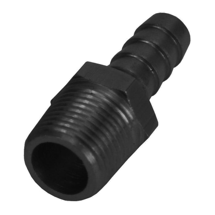 DERALE 98101 Straight Hose Barb Fitti ng 3/8 NPT M x 3/8 Barb