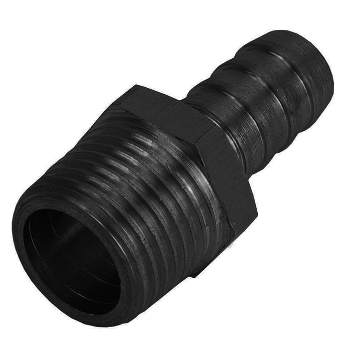 DERALE 98103 Straight Hose Barb Fitti ng 1/2 NPT M x 1/2 Barb