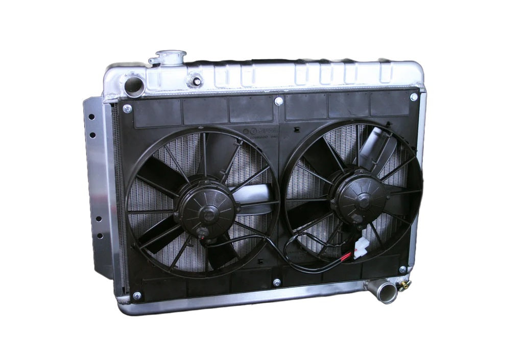 DEWITTS RADIATOR 32-4139015M Radiator w/Fans Impala 59-64 Manual Trans Raw